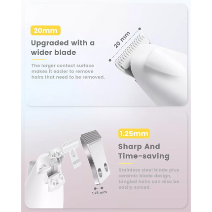 Pet Dog Electric Groomer Trimmer Pet Foot Hair Cat Dog Paw Shaver LED Waterproof