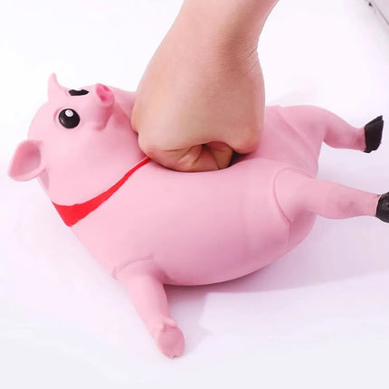 Decompress and Stretch Stress Pig Squeeze Piggy Stress Relief Funny Animals Toy