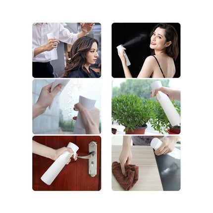 300ML Salon Barber Hair Mist Spray Bottle Hairdressing Water Sprayer Tools White
