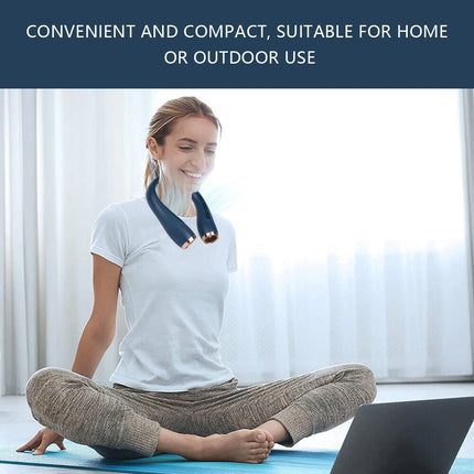 Rechargeable Portable Neck Fan Personal Hanging Bladeless Cooling Fan Hands-Free