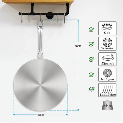 Induction Hob Converter Heat Diffuser Disc Adapter Plate Saucepan Cooker Plate