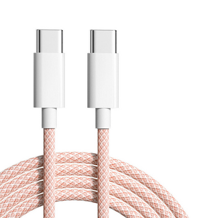 Pink Fast Pro Max Plus Ipad Type C Adapter Apple Iphone 15 16 Cable Charger Charging 2m
