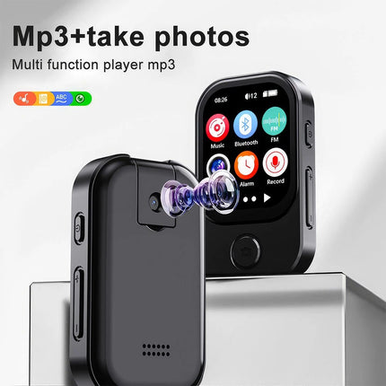 MP3 Player Touch Screen Bluetooth Music Speaker FM Radio Voice Recording W/ Cam