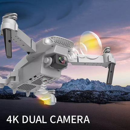 4K 1080P Drone WIFI FPV Camera 3 Batteries Foldable Selfie RC Quadcopter