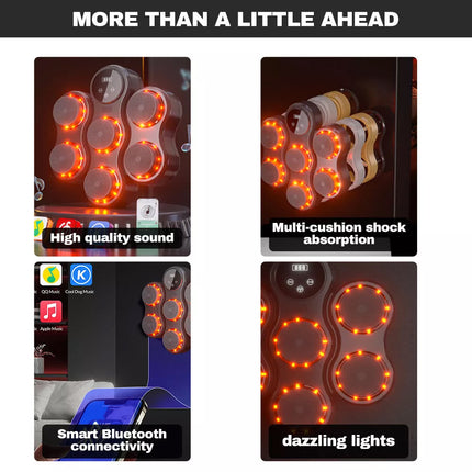 Music Boxing Machine Reaction Target Bluetooth Home Gym Electronic Wall Target