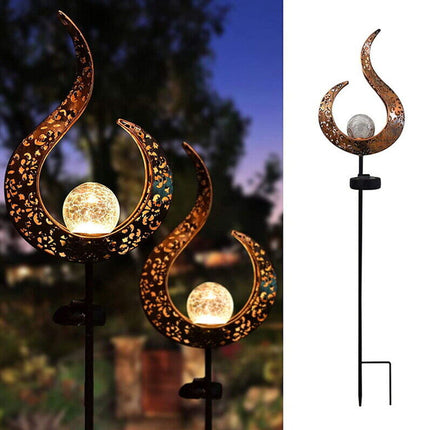 Solar Lights LED Garden Stake Light Decor Outdoor Path Lights Lawn Yard Lamp Flame