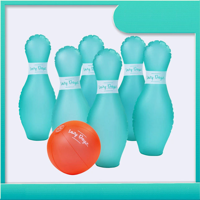 Inflatable Bowling Set 7pcs Outdoor Yard Family Game Beach Camping Party