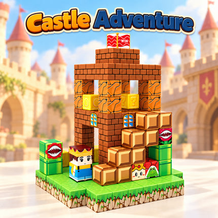 108 Pcs Building Blocks Castle Adventure 3D Cube Construction Toy Christmas Gift