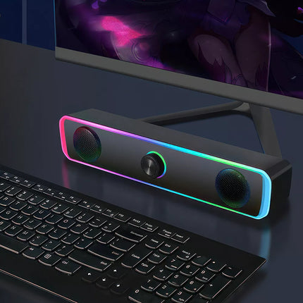 USB Wired PC Speakers Computer Stereo Speaker USB Powered for Desktop PC Laptop