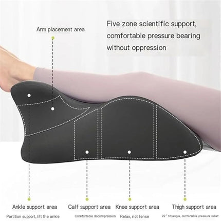 Butt Cushion for Long Sitting Couples Discreet Wedge Pillow Memory Foam Pillow (Black)