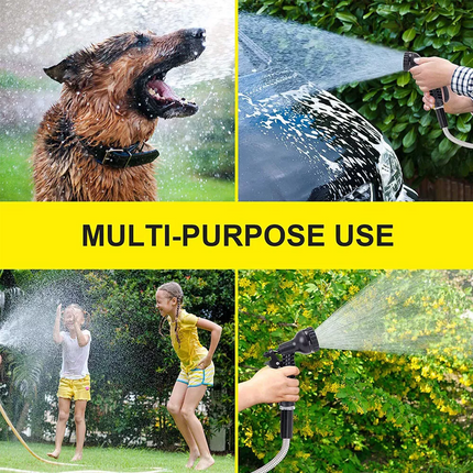 Metal Garden Hose 25FT Flexible Lightweight Water Pipe Stainless Steel