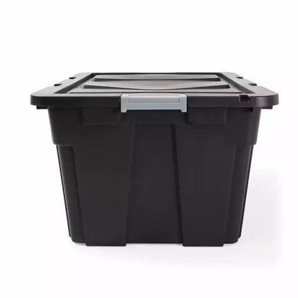 100L Heavy Duty Large Plastic Storage Tub Container that comes with a lid
