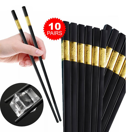 Modern Minimalist PET Alloy Chopsticks Easy to Clean