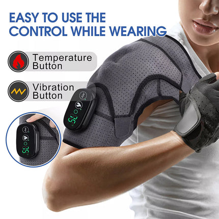 Heated Shoulder Wrap Shoulder Heating Pads Massager Rotator Cuff Support Brace