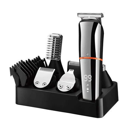 Rechargeable Men's Body Hair Clippers Beard Trimmer Shaver Haircut Grooming Kit