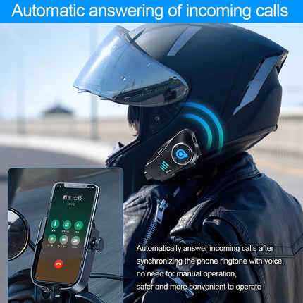 1080P HD Bluetooth Motorcycle Camera Recorder Motorbike Helmet Headset Intercom