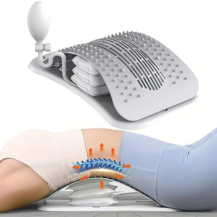 Back Support Stretcher Extender Posture Massager Chiro Lumbar Pain Relief