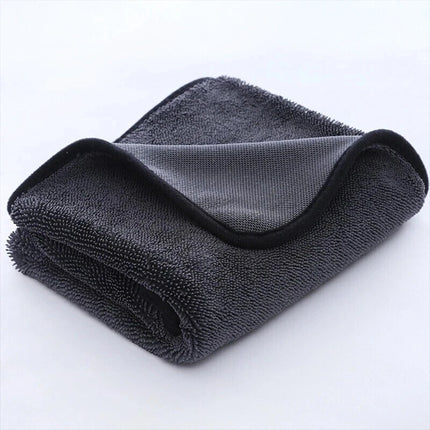 2 Pcs Microfibre Glass Cleaning Cloth Car Towel Window Dish Washing 40*60cm