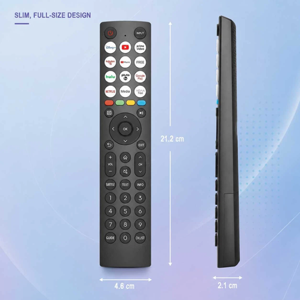 Hisense TV Remote Control Replacement VIDAA Smart TV 4K QLED LED EN2B27 EN2Q36H