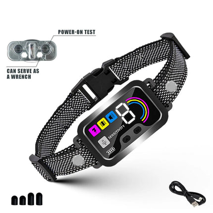 Anti Bark Dog Collar Auto Stop Barking Training Collar Obedience Rechargeable