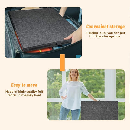 1000 Piece Puzzle Board  Tilting Felt Surface 2-in-1 Stand & 6 Drawers