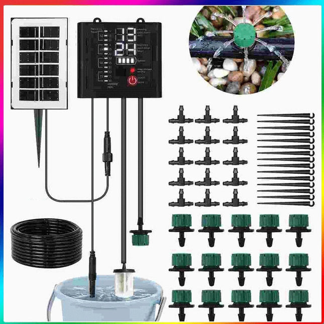 Solar Irrigation Auto Watering System Solar Powered Automatic Drip Irrigation