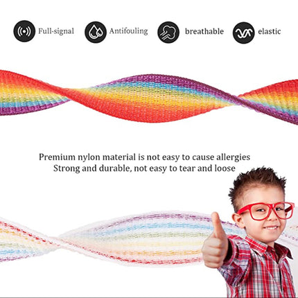 3Packs Apple AirTag Case Wristband Protective Cover Colorful & Rainbow & Grey