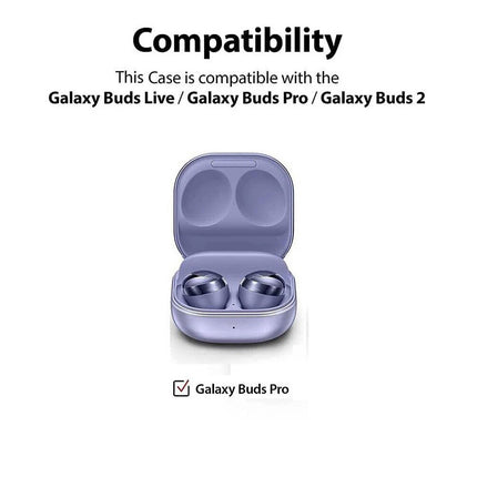 2 Pcs Silicone Protective Cover Case Clear Samsung Galaxy Buds 2 Live Pro Earbuds With
