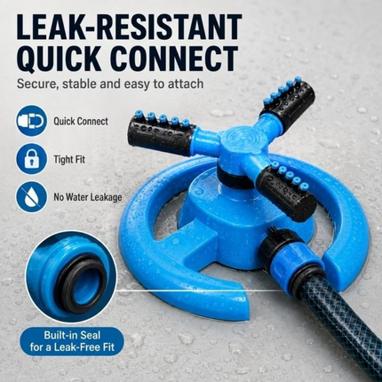 360 Rotating Garden Sprinkler Lawn Sprayer Automatic Watering Irrigation System