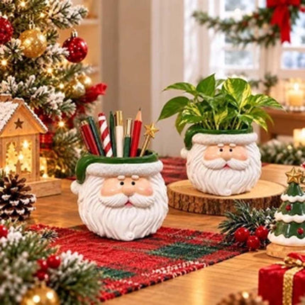 Christmas Resin Ornament Desktop Pen Holder Party Favors