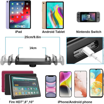 360° Flexible Lazy Bed Desk Phone Holder Long Arm Tablet Stand Mount Universal