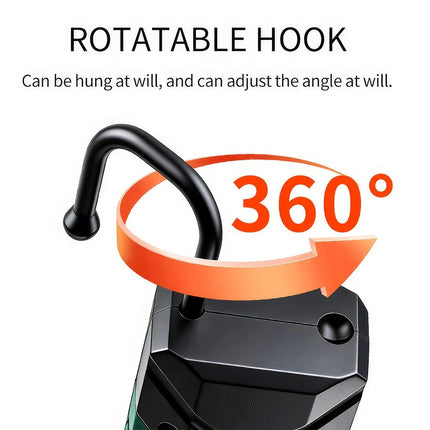 Rechargeable COB LED Work Light Emergency Flashlight Magnetic Handheld Torch USB