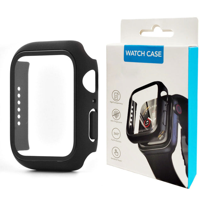 2pcs Apple Watch IWatch Screen Protector Case Full Cover Black