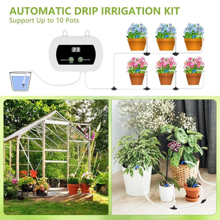 Automatic Drip Irrigation System Plant Controller Self Watering Git Garden