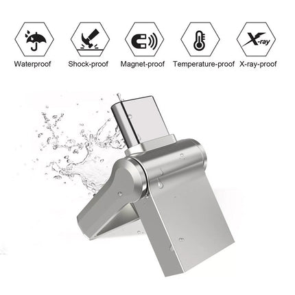 2TB Dual 2 In 1 Type C USB3.0 Mini Flash Drive Memory USB