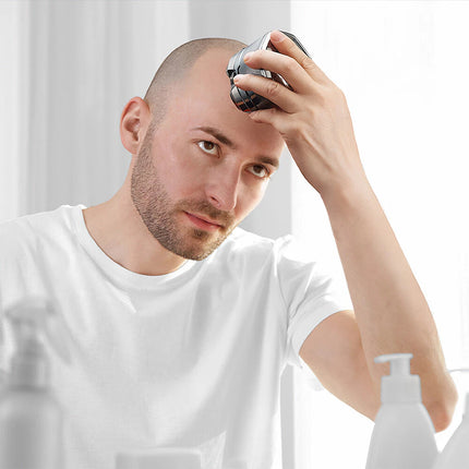 Electric Head Shavers for Bald Men 6D Head Razors w/Nose&Ear Trimmer LED Display