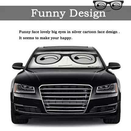 Car Windscreen Sun Shade Folding Windshield Sunshade Front Window Visor Eyes Big