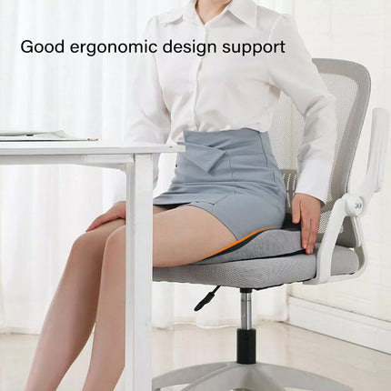 Memory Foam Seat Cushion Breathable Comfort Pad Sedentary Office Chair Support