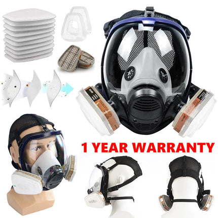 15in1 Respirator Full Face Mask Respirator Paint Chemical Spray Painting Mask