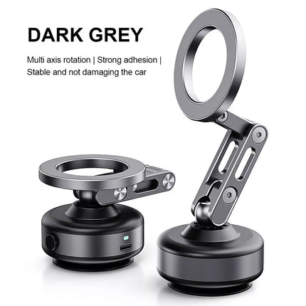 Electric Vacuum Suction Car Phone Mount 360° Rotation Phone Holder ES