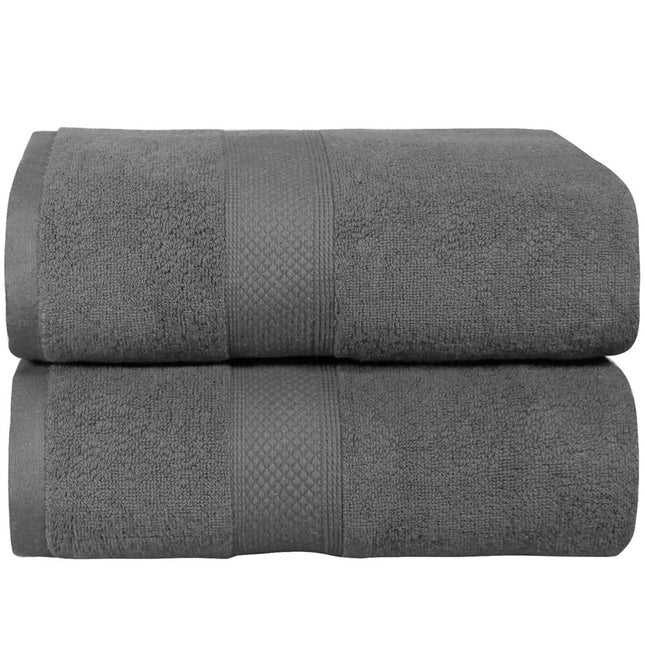 2 x Super Jumbo Bath Sheets Extra Large Luxury Cotton Towels Soft Towels
