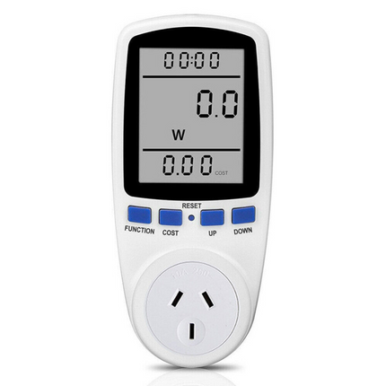 Plug 240V Watt Meter Power Energy Monitor Equipment Electricity Usage Socket