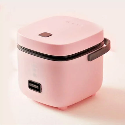 1.2L Mini Electric Rice Cooker Cooking Pot w Steamer 4 Uni Student 1 - 2 People Pink