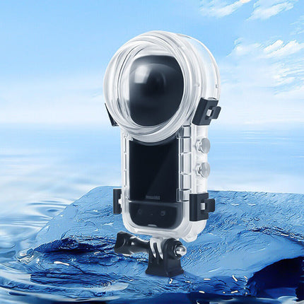 Invisible Dive Case Fit for Insta360 X4 Action Camera with Bracket Accessories