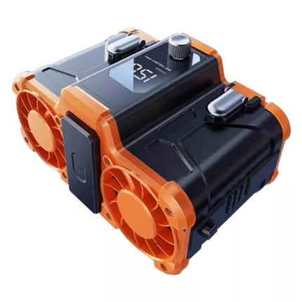 10000mAh Personal Belt Fan Portable Cooling Outdoor USB Body Cooler Waist Clip