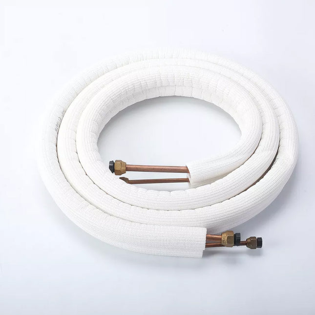 3m Insulated Copper Pipe Split Line Air Conditioner Pipe Fitting Pair Coil Tube