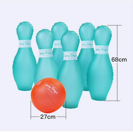 Inflatable Bowling Set 7pcs Outdoor Yard Family Game Beach Camping Party
