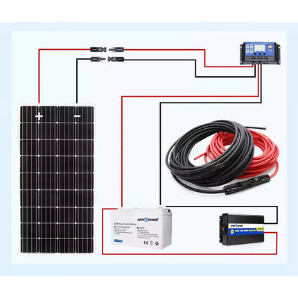10M Extension Cable Wire Connectors Solar Panel To Regulator 6mm² 10AWG 12AWG
