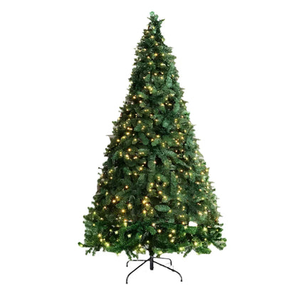 Christmas Tree 2.1M/1.8M/1.5M Xmas Trees Decorations Green With Fiber Optic LED