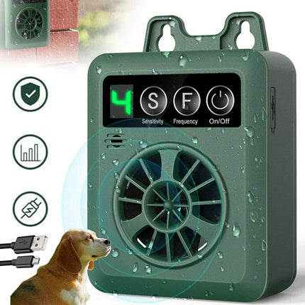 Outdoor Anti Bark Device Ultrasonic Dog Barking Control Stop Repeller Trainer